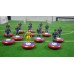 Subbuteo Andrew Table Soccer Olympiacos away kit 2015-2016 on Lightweight Bases